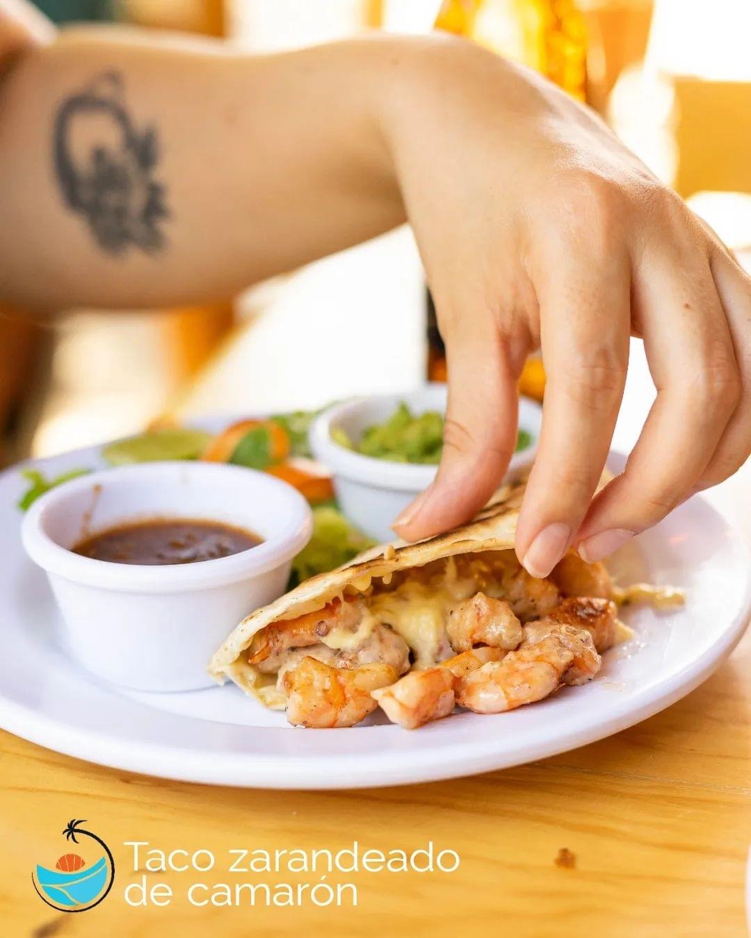 Taco Zarán de Camarón